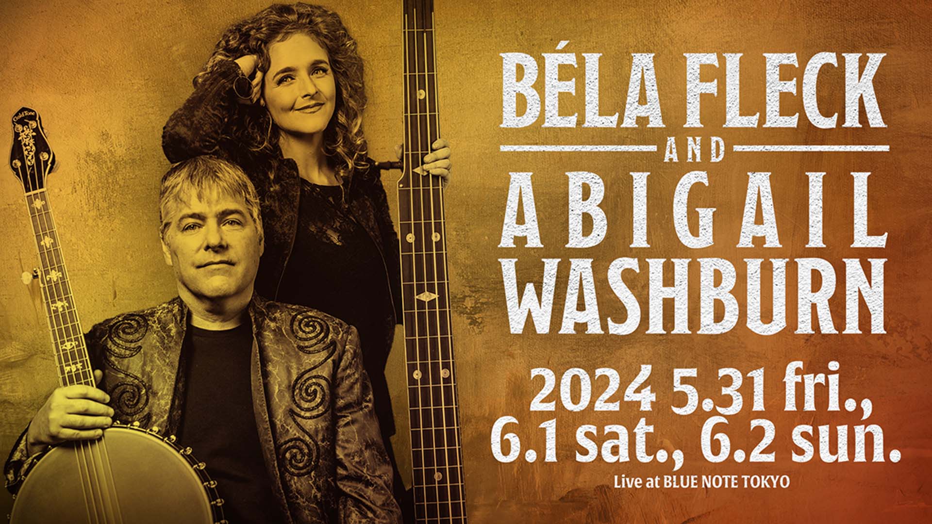 ベラ・フレック＆アビゲイル・ウォッシュバーンがブルーノート東京にて来日公演