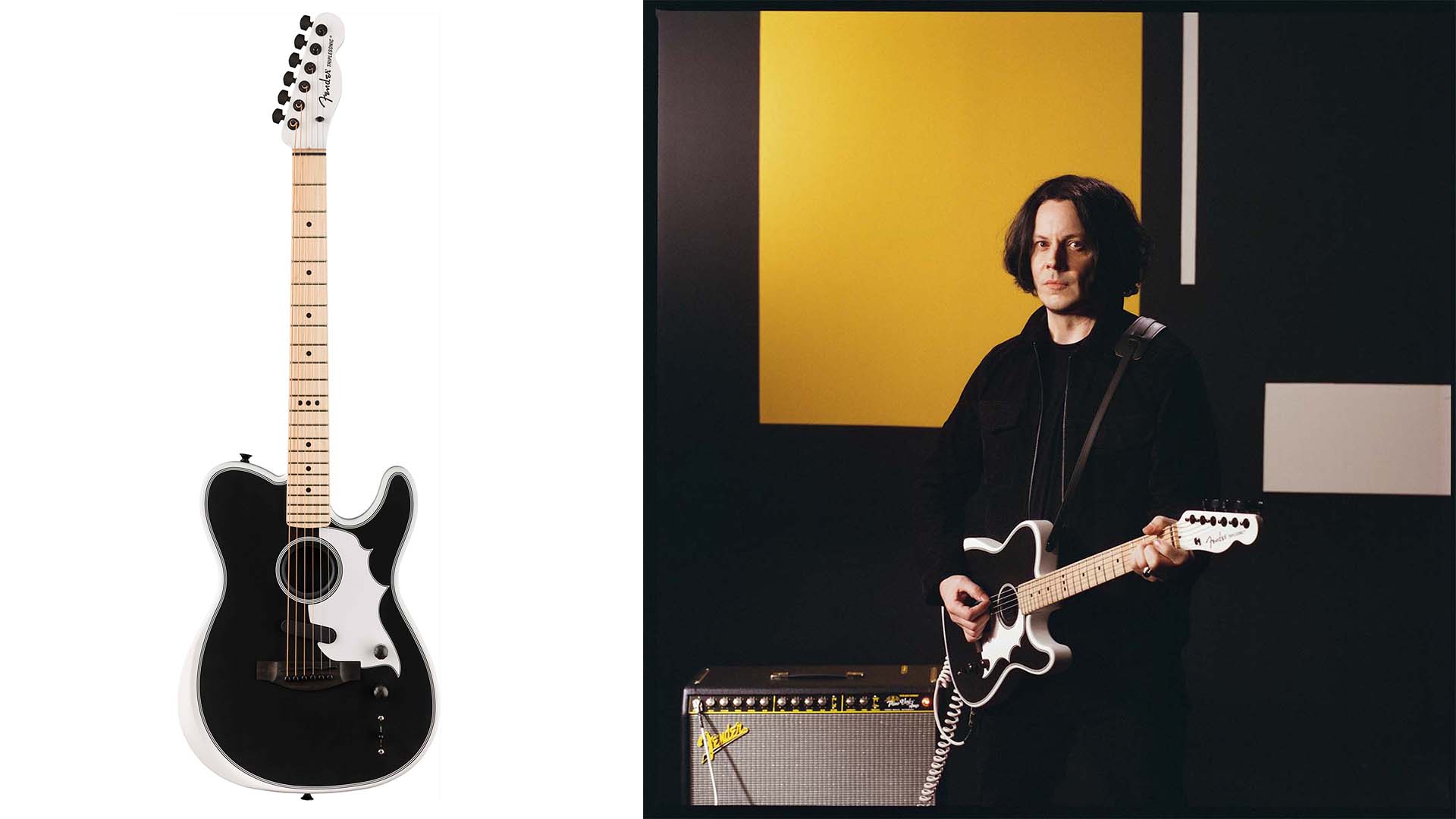 フェンダーから、ジャック・ホワイトのシグネチャー・モデル“Jack White TripleSonic Acoustasonic”が登場！