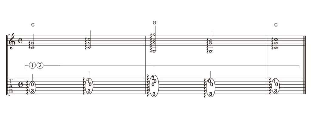 譜例（BASIC）