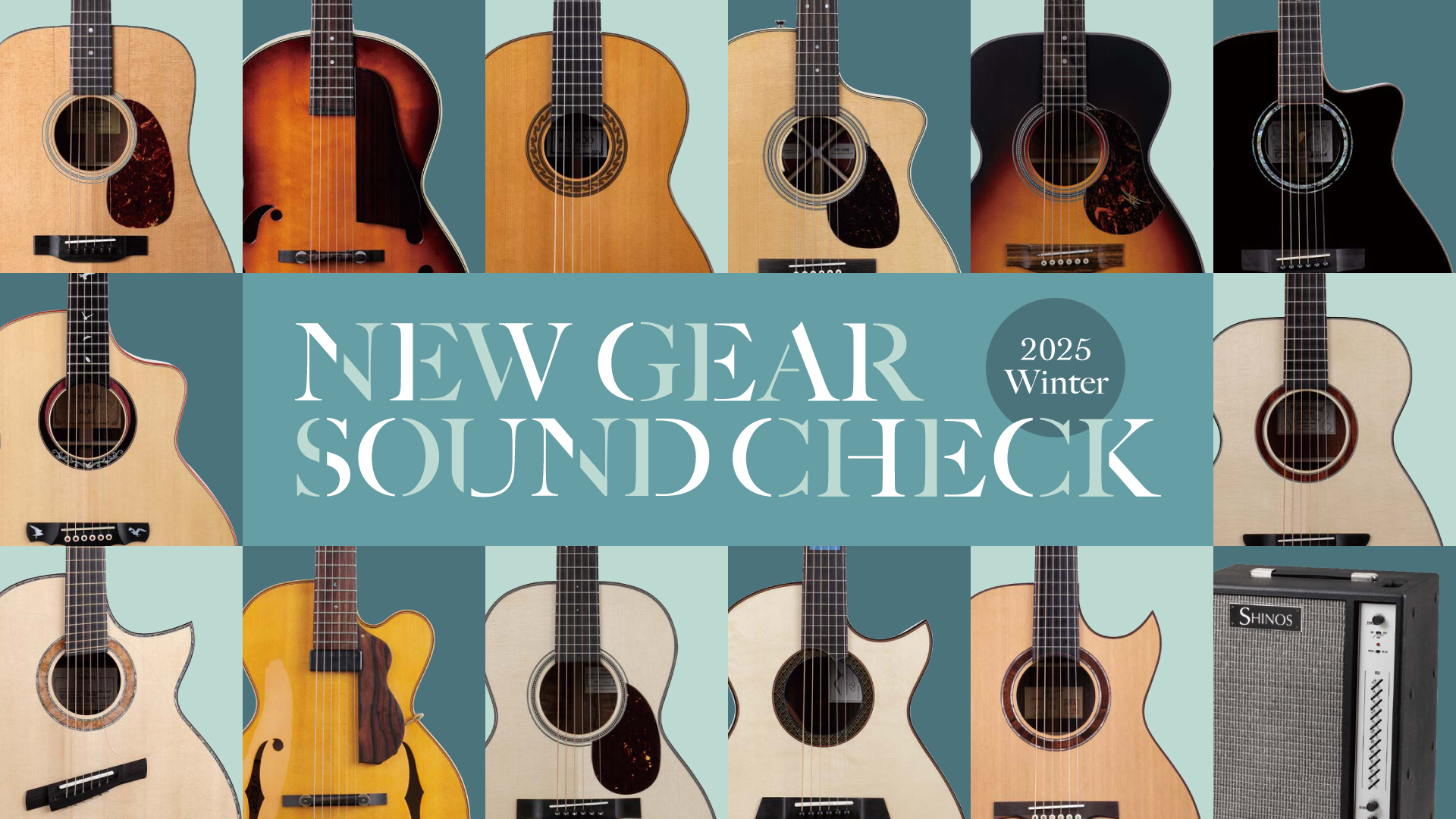 NEW GEAR SOUND CHECK featuring Seiji Igusa - 2025 WINTER -｜新製品を井草聖二が演奏動画付きでチェック！