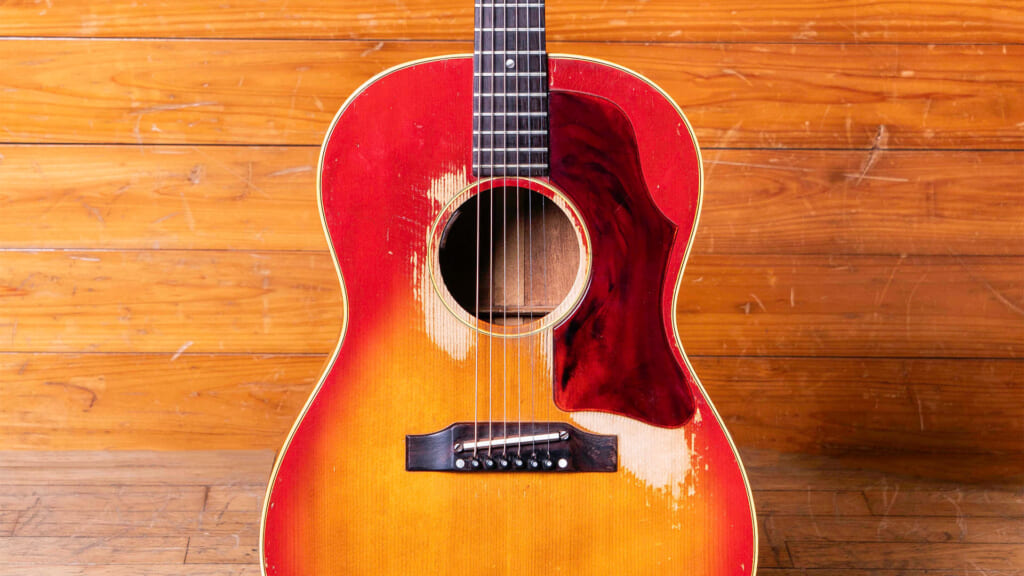 トータス松本が愛用するギブソンB-25、ピックアップ交換後の最新版！｜ギタージャンボリー2025使用機材