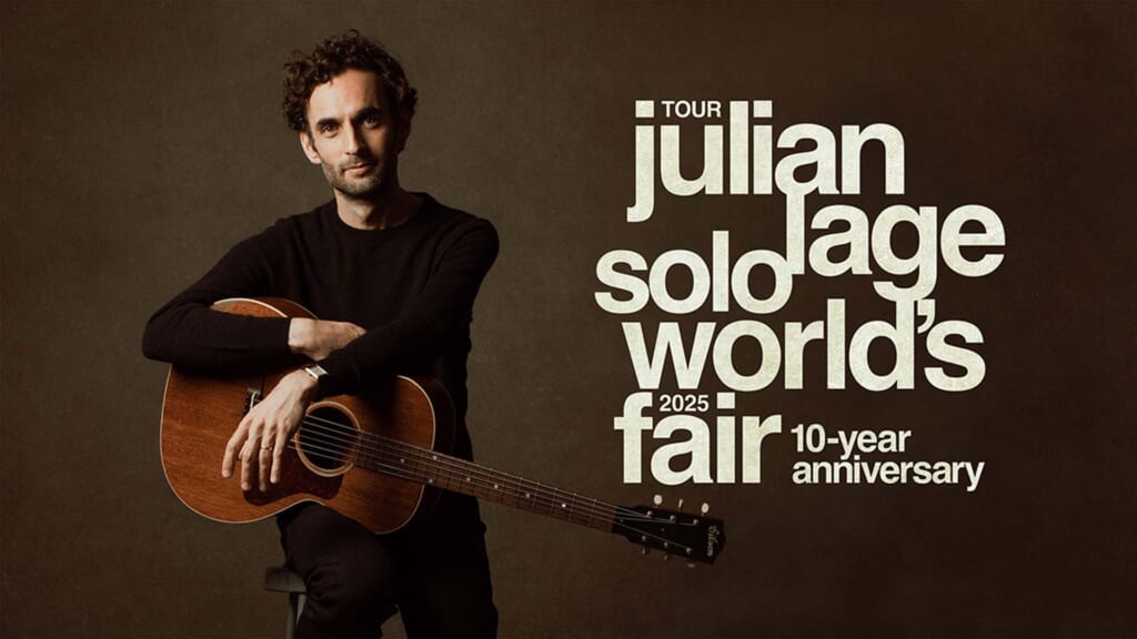 ジュリアン・ラージが『World’s Fair』リリース10周年記念のソロ・アコースティック・ツアーを12月に開催