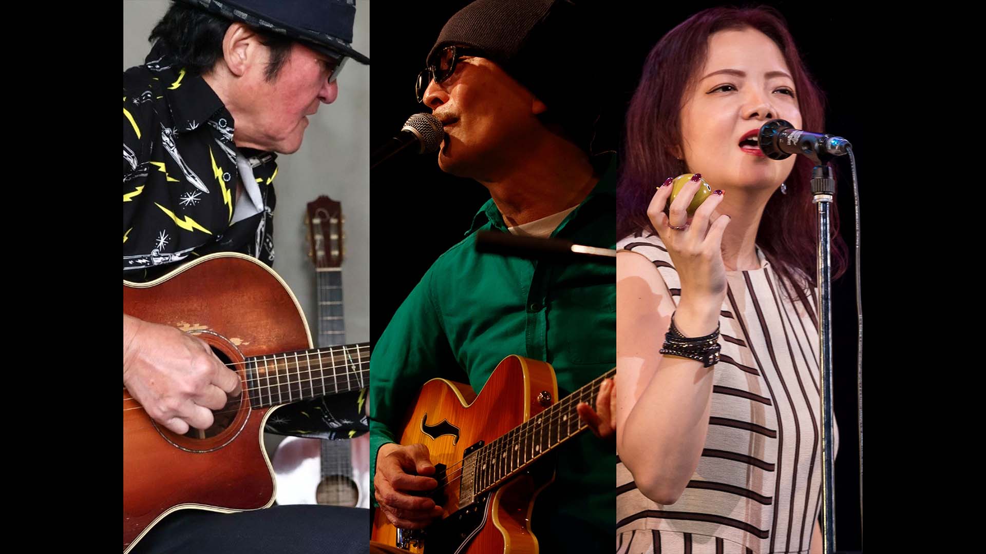 上田正樹&内田勘太郎 with Yoshie.Nが10月29日、ビルボードライブ大阪に登場