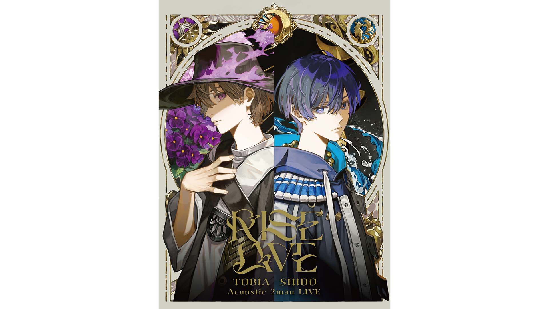 KAMITSUBAKI STUDIOの跳亜と詩道がアコースティック・ライブ“RISE LIVE”を開催