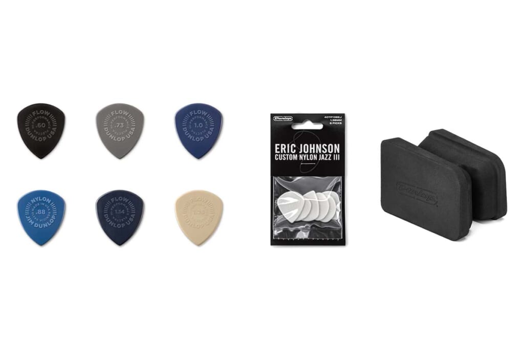 FLOW NYLON PICK、ERIC JOHNSON CUSTOM NYLON JAZZ III PICK 1.38MM、SYSTEM 65 GUITAR NECK STAND