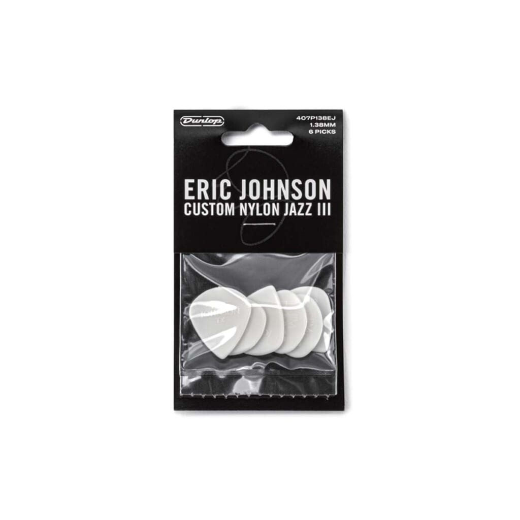 ERIC JOHNSON CUSTOM NYLON JAZZ III PICK 1.38MM（6枚セット）