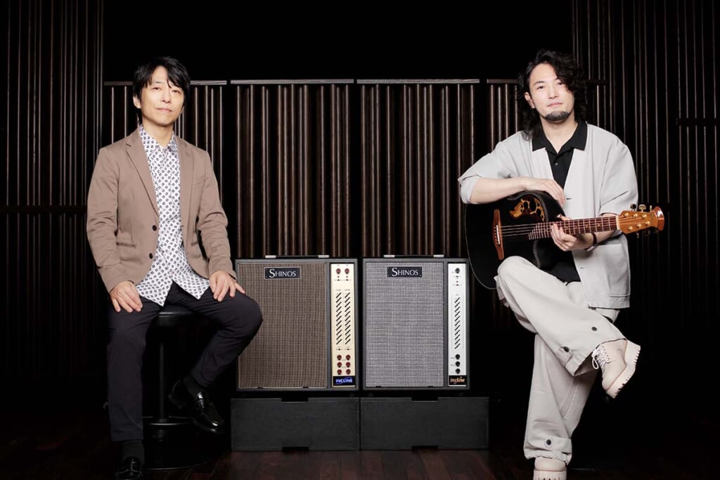 篠原勝(左)と井草聖二(右)