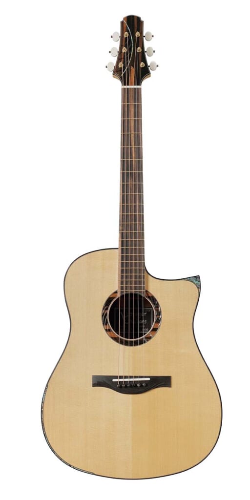 VOYAGER GUITARS／VD Domed Top / Cylindrical Back（前面）