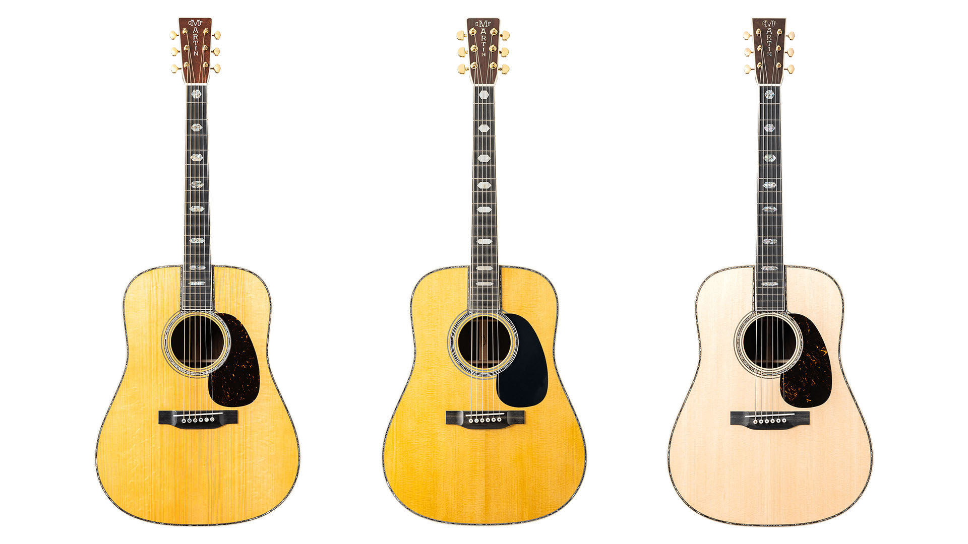 黒澤楽器店オーダーによるマーティンD-45のカスタム・モデルが3種登場！