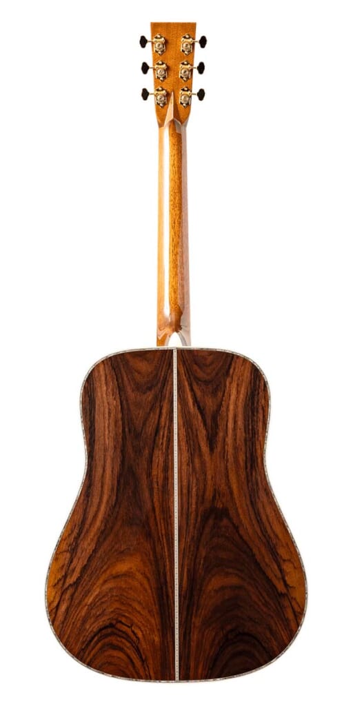 CTM D-45 Wild Grain East Indian Rosewood NAMM Wood Selection(背面)