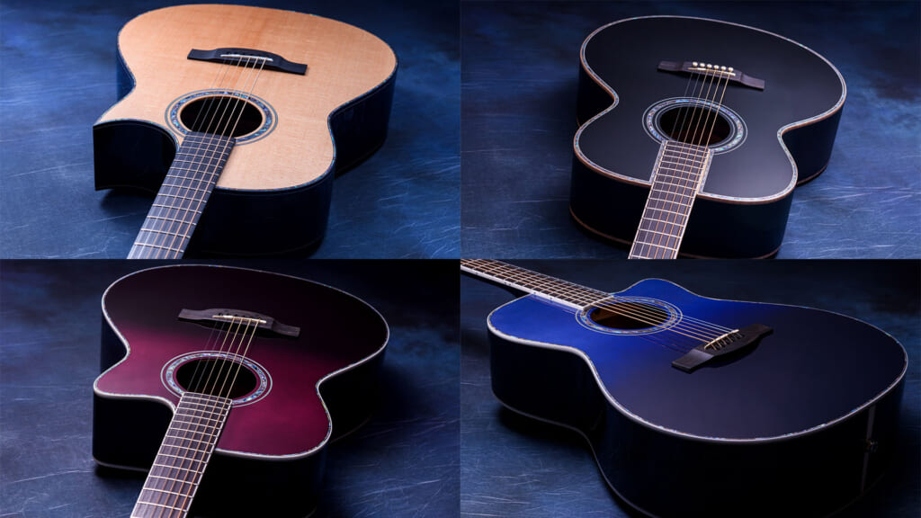 モーリスの人気モデルに独自スペックを取り入れた黒澤楽器店オリジナル・ギター3種が登場