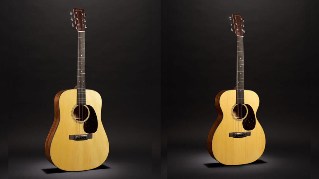 マーティン・カスタムショップよりプレミアム・トーン・ウッドで作られたStyle 18が2モデル登場