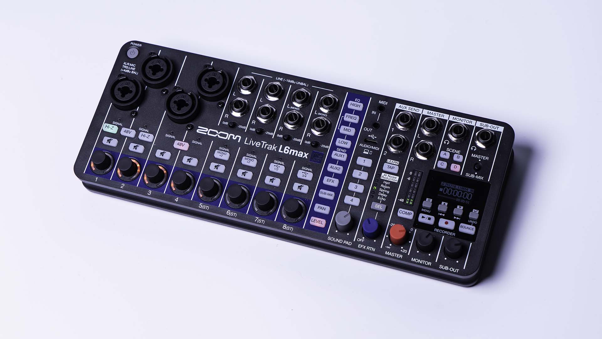 ZOOM LiveTrak L6max｜ギタリストのライブ・レコーディングをより身近にするミキサー＋レコーダー
