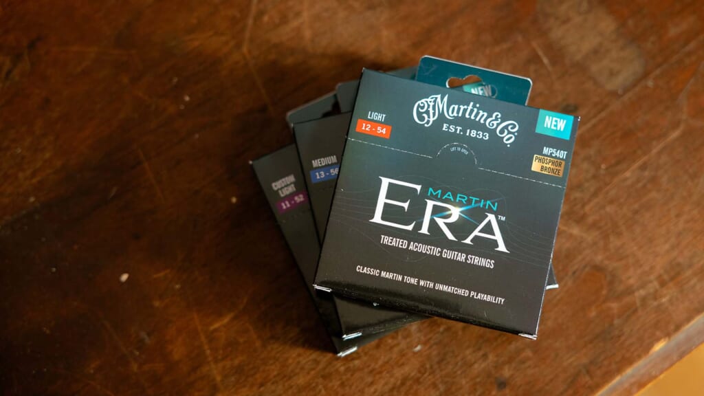 マーティンより歴代製品の特徴を融合したアコギ弦、Era Treated Acoustic Guitar Stringsが新発売