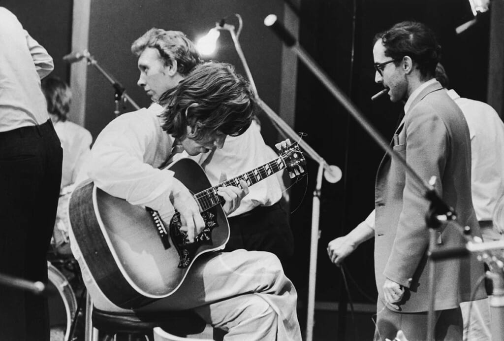 ミック・ジャガーとギブソンHummingbird