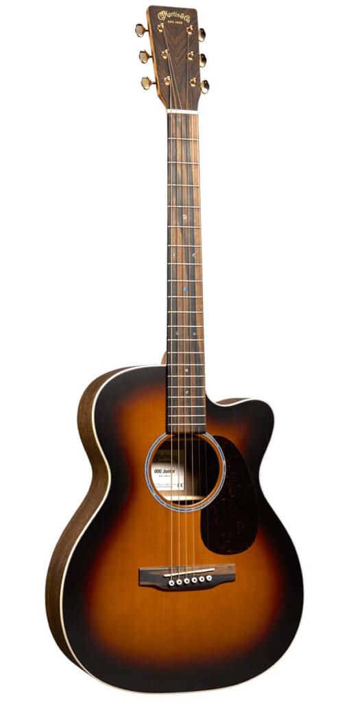 Martin／Junior Series 000C Jr E Walnut burst（前面）