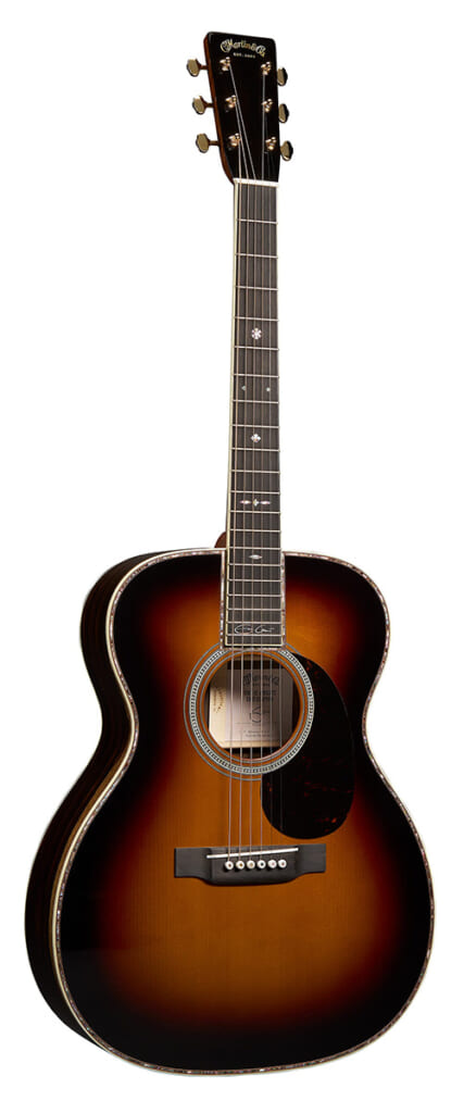  000-42 Eric Clapton Ziricote Burst（前面）